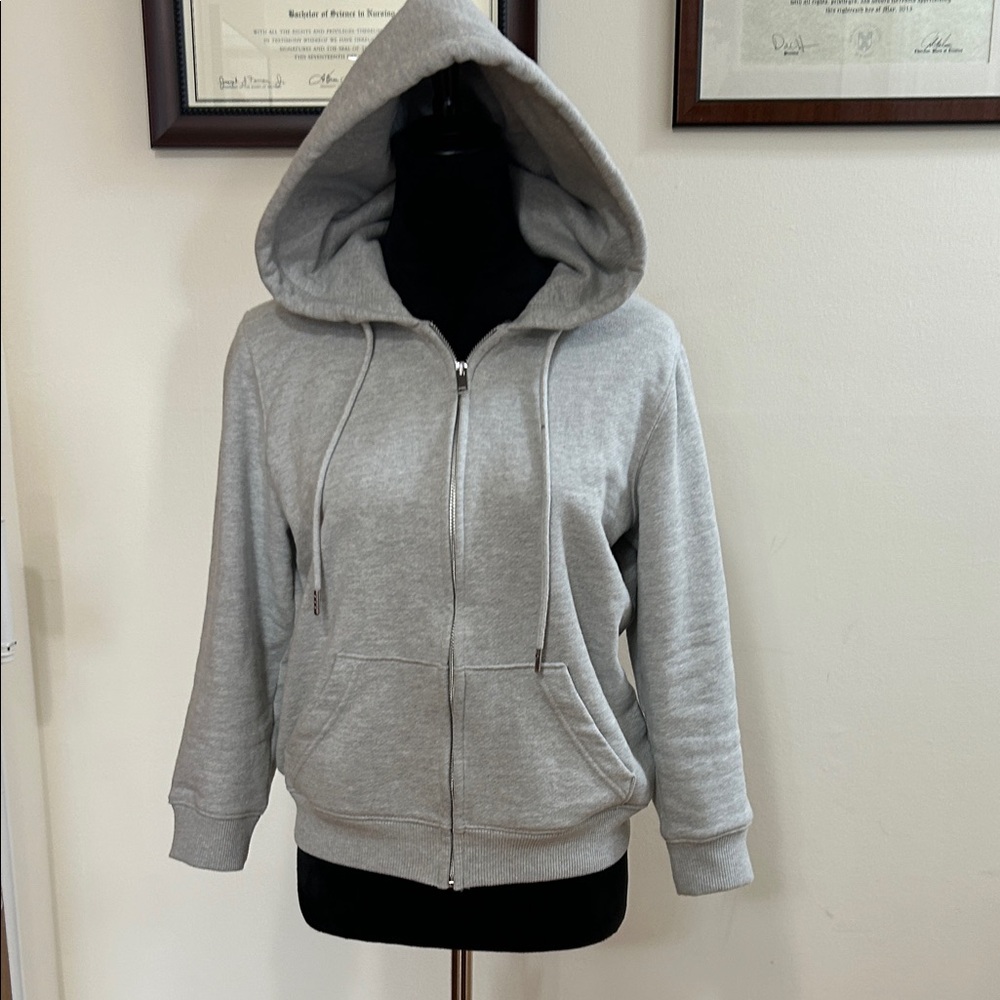 Zara Gray Varsity Jacket